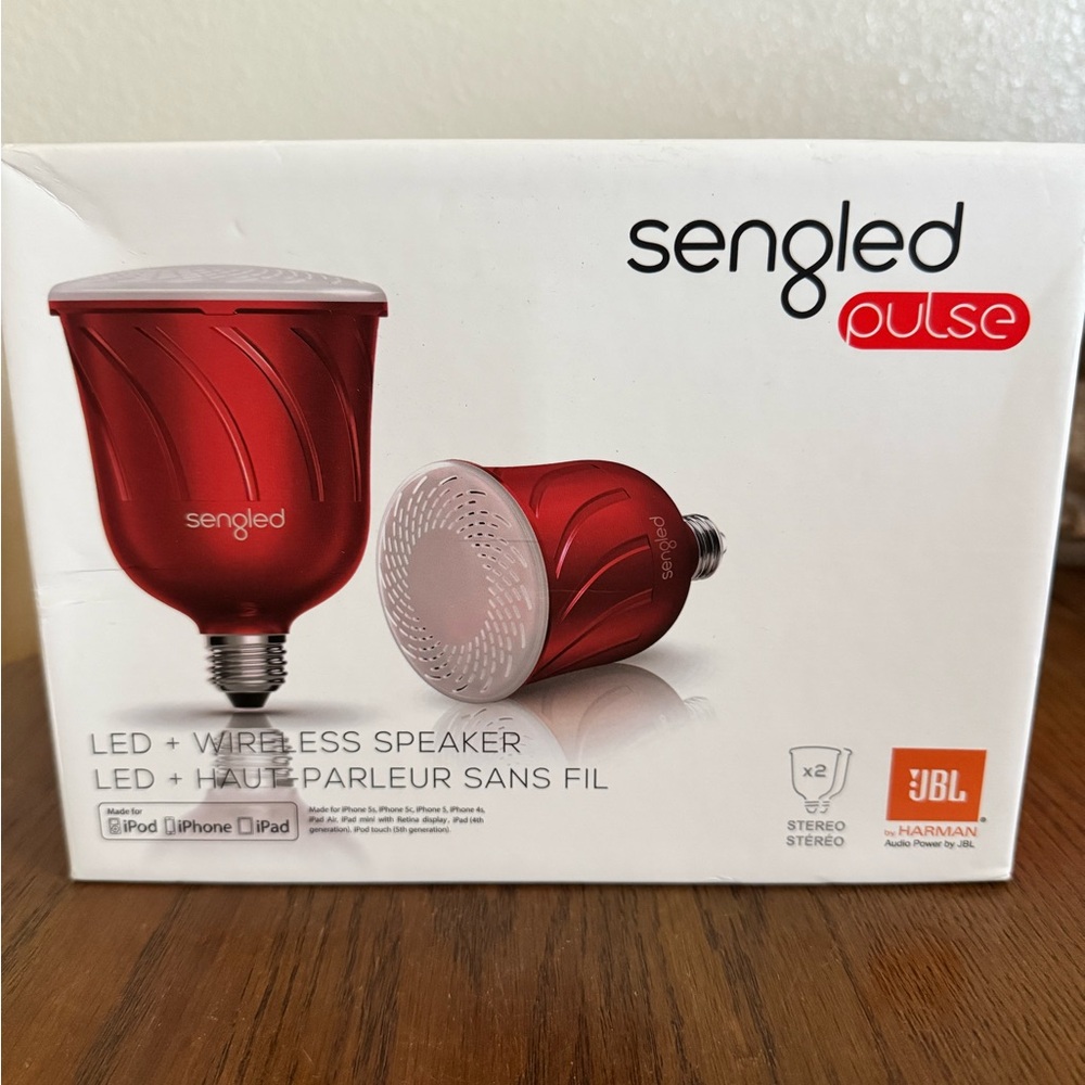 Sengled Pulse Red LED Wireless Speaker Bulb